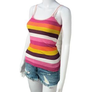 Nollie  Stripe Waffle Tank